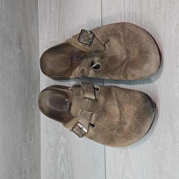 Betula By Birkenstock Women Boston Clog mule Leather Shoes sz 40/9 Narrow - Picture 3 of 15